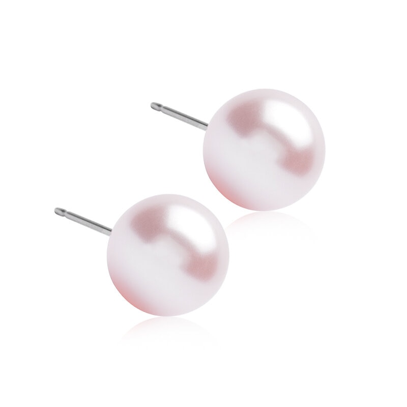 Pearl Örhängen 10 mm Light rose