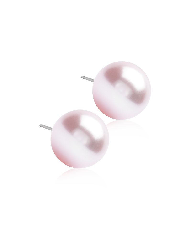 Pearl Örhängen 12 mm Light rose 