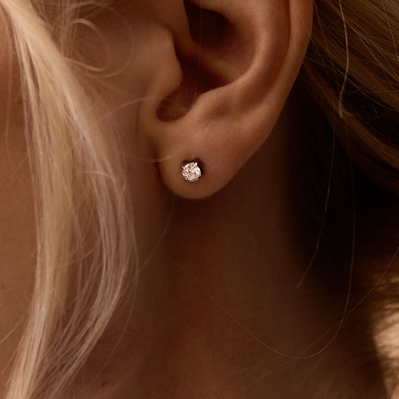 Tiffany Precious Örhängen 6 mm CZ White
