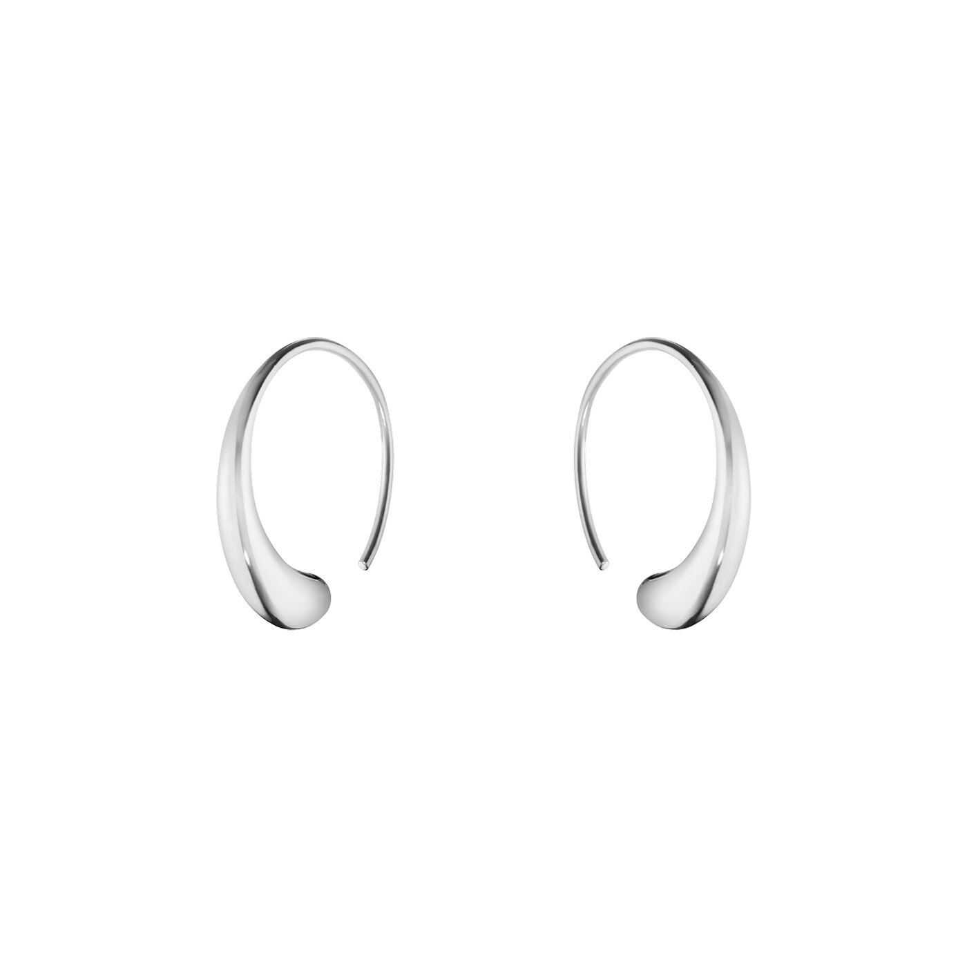 MERCY LARGE EARHOOP 634F SILVER
