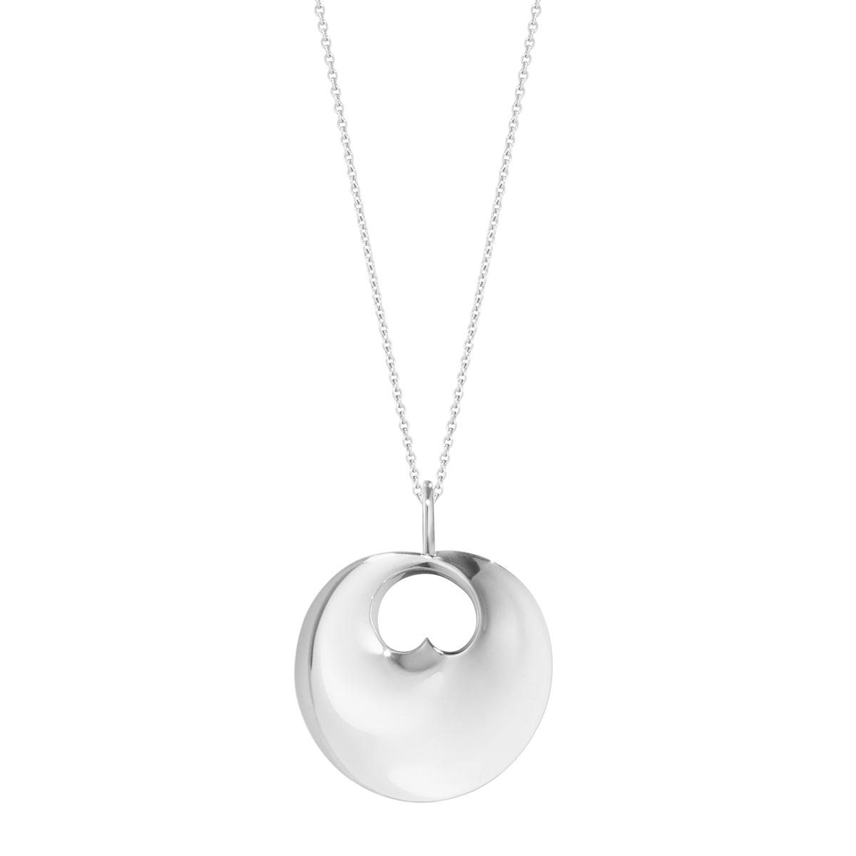 Hidden heart pendant large