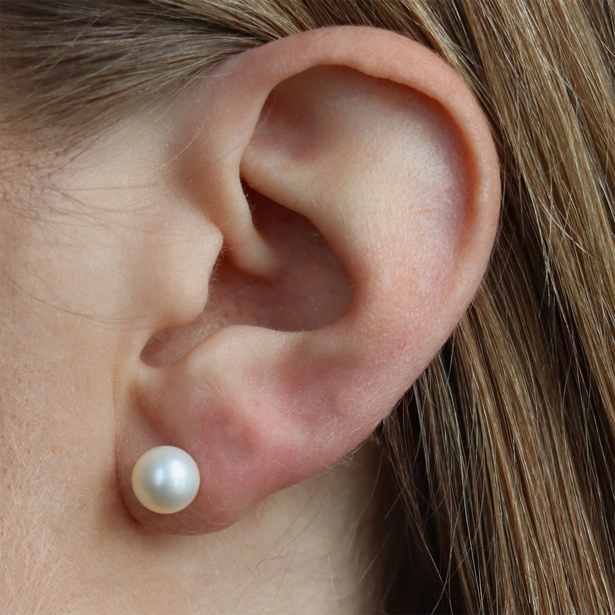 Pearl stiftörhängen 7-7,5 mm