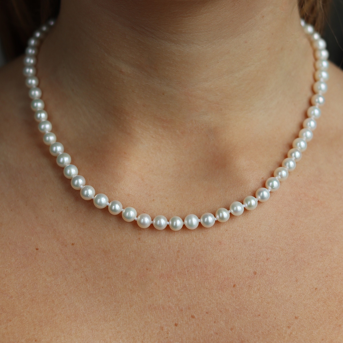 Pearl multi halsband