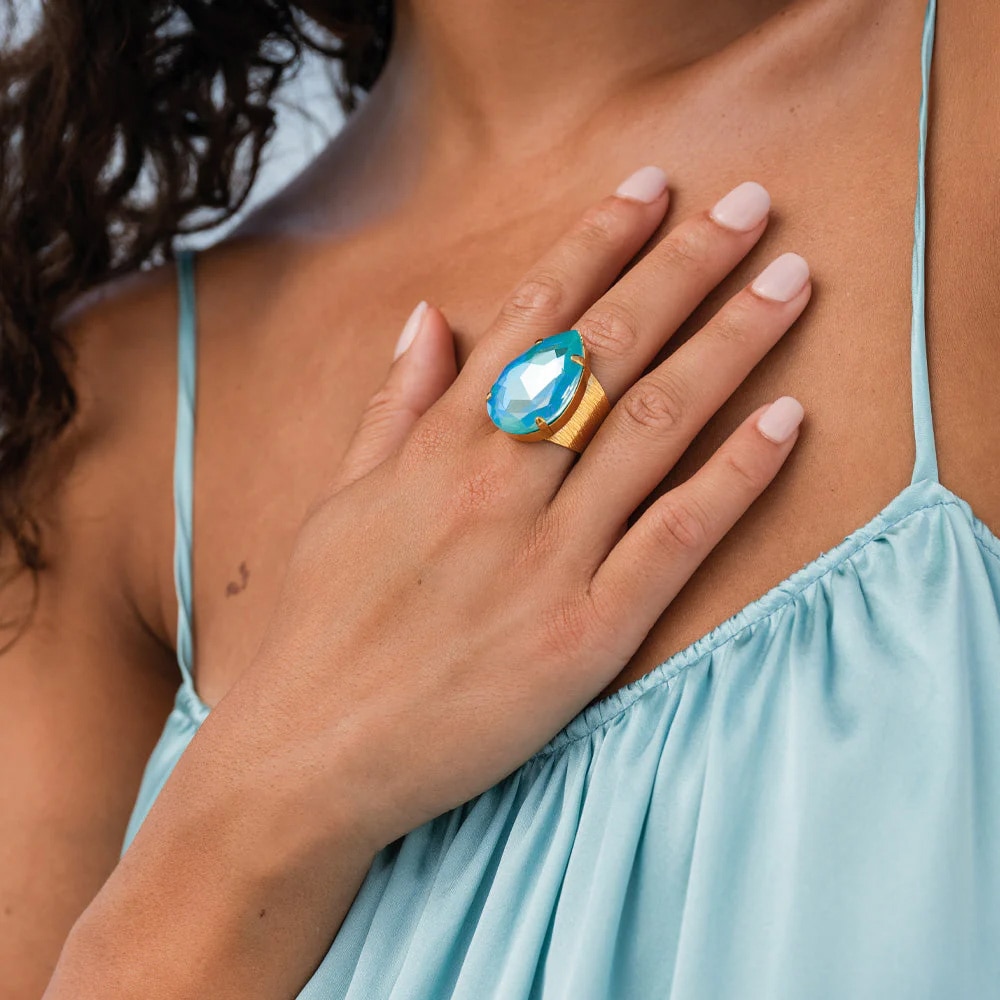 Perfect Drop Ring / Laguna Delite