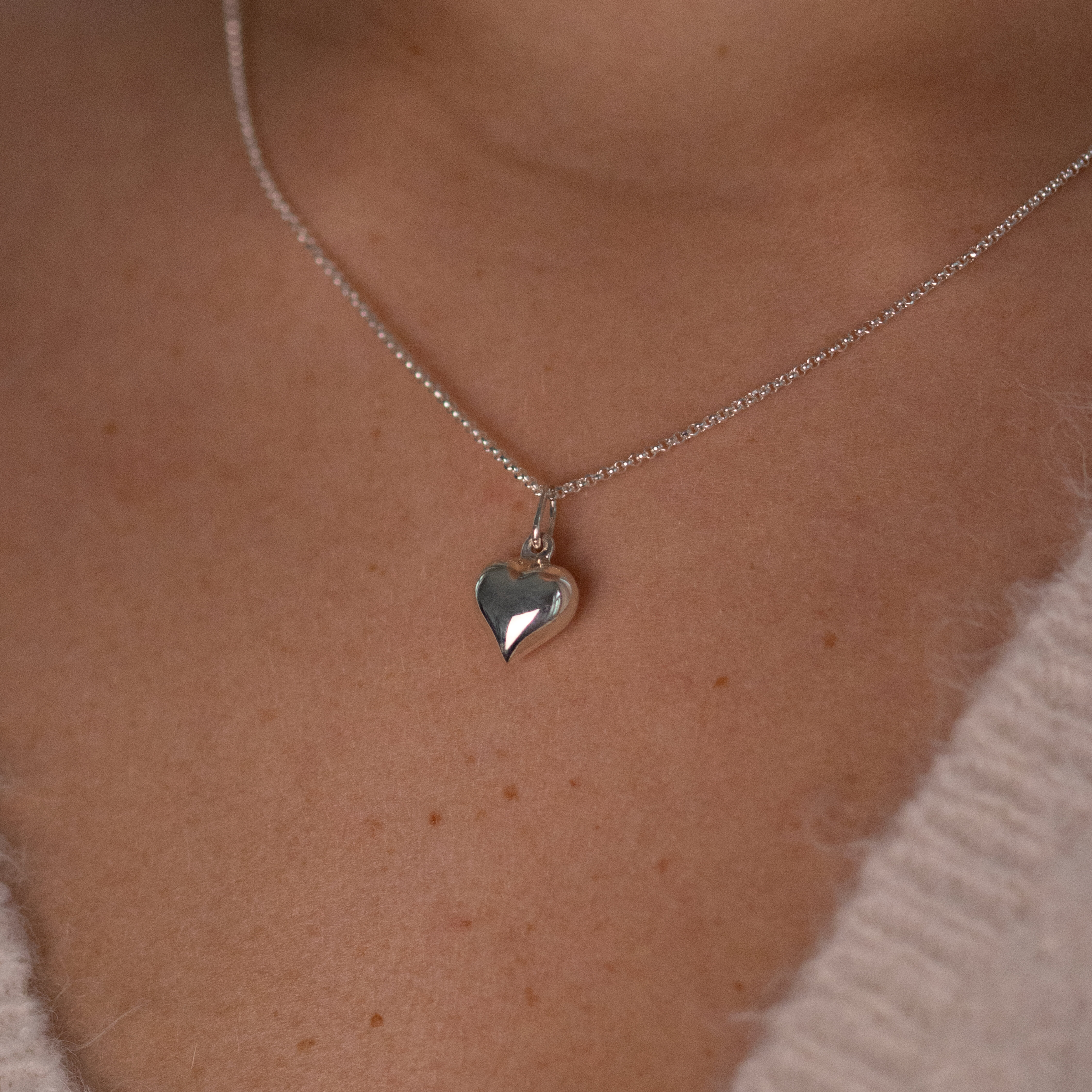 Plain Heart halsband