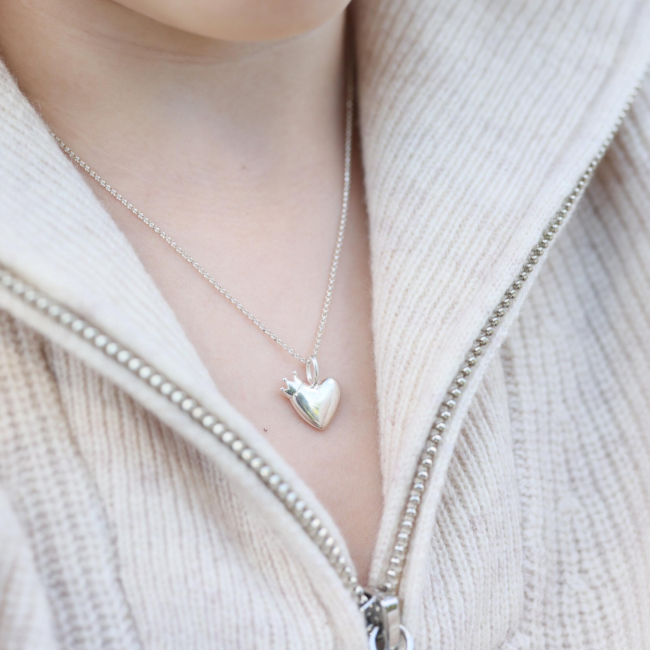 Princess heart halsband