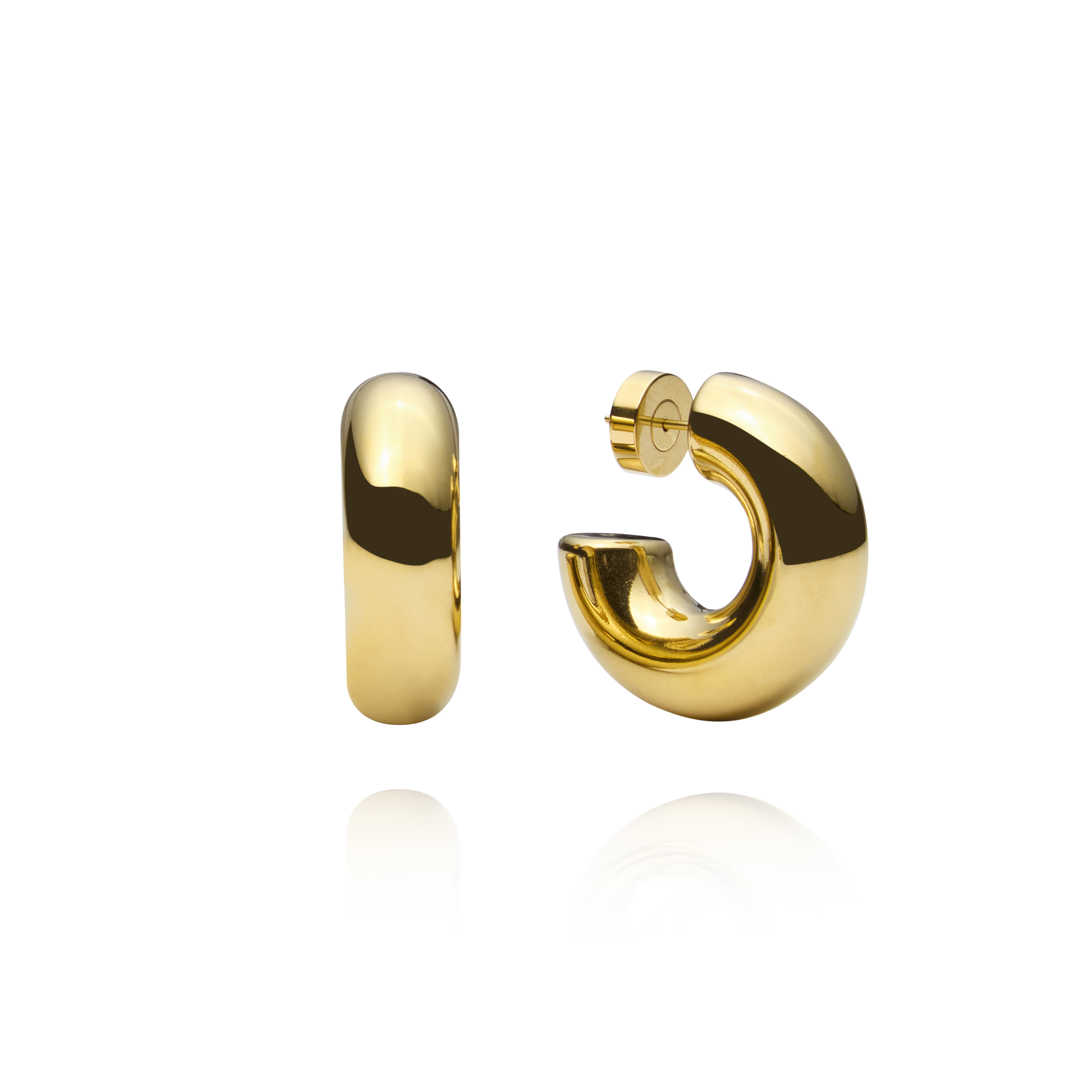 Rude Bold Gold Earrings