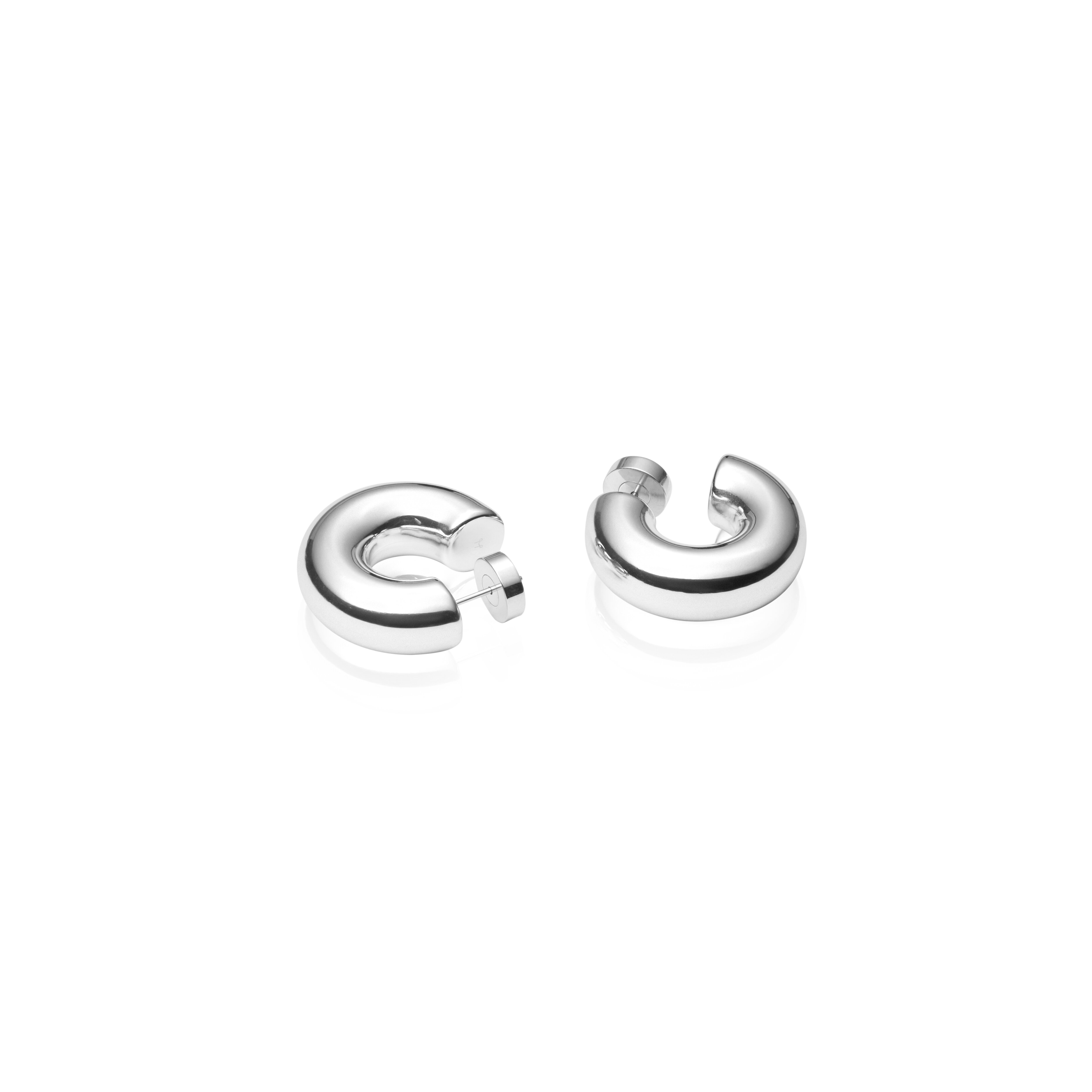 Rude Bold Silver Earrings