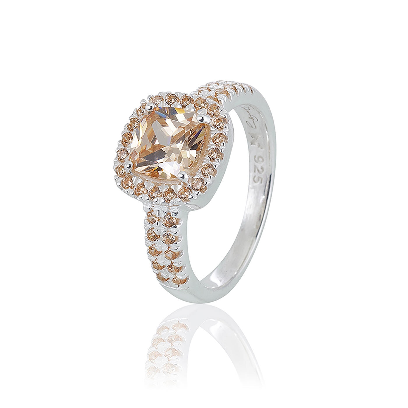 Glamorous - champagne Ring strl 17,5