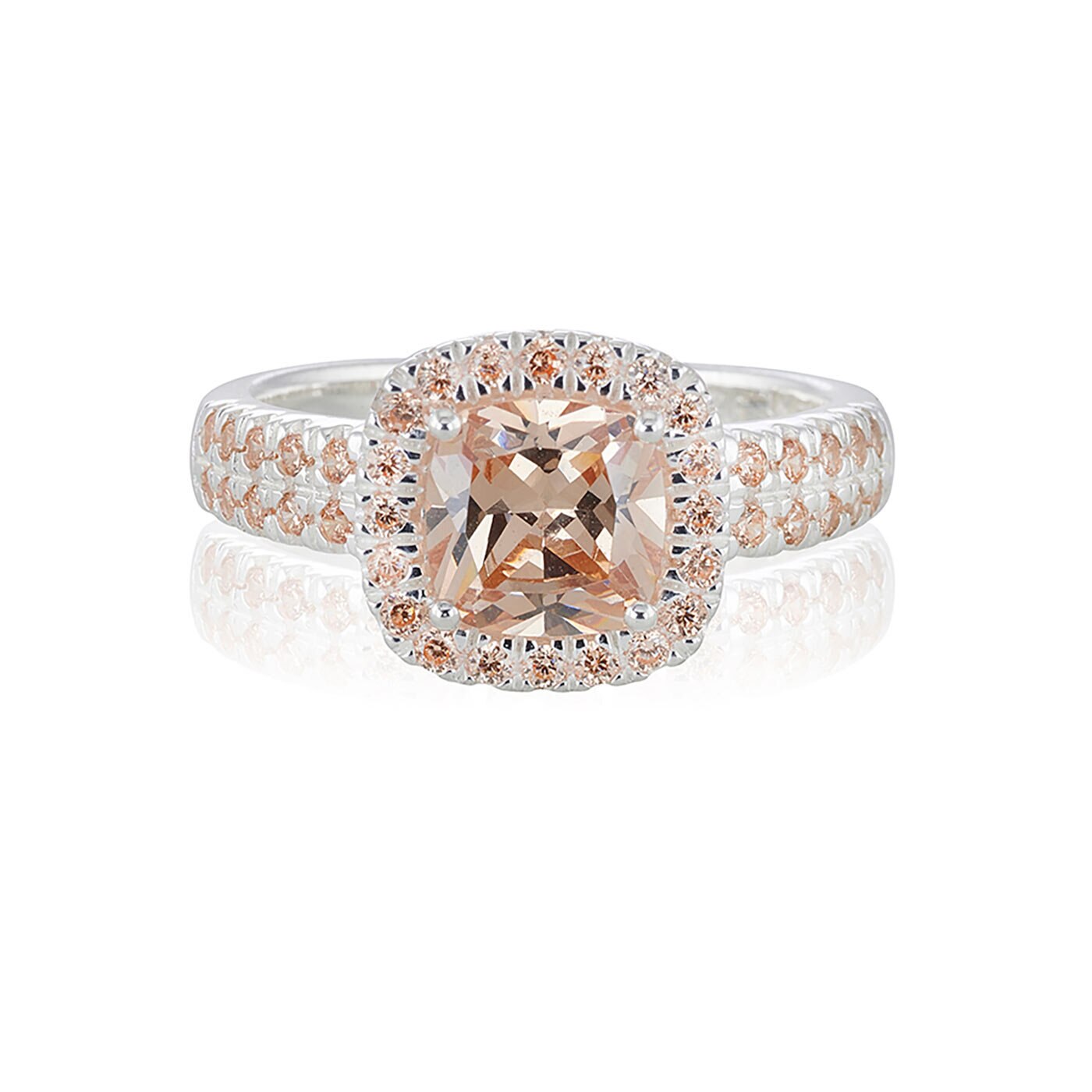 Glamorous - Champagne ring 17,5