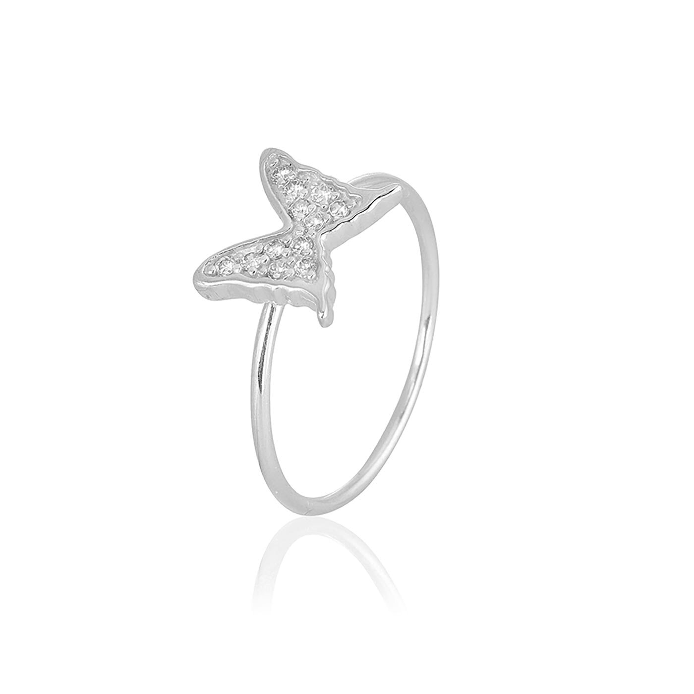 Petite papillion sparkling Ring strl 16