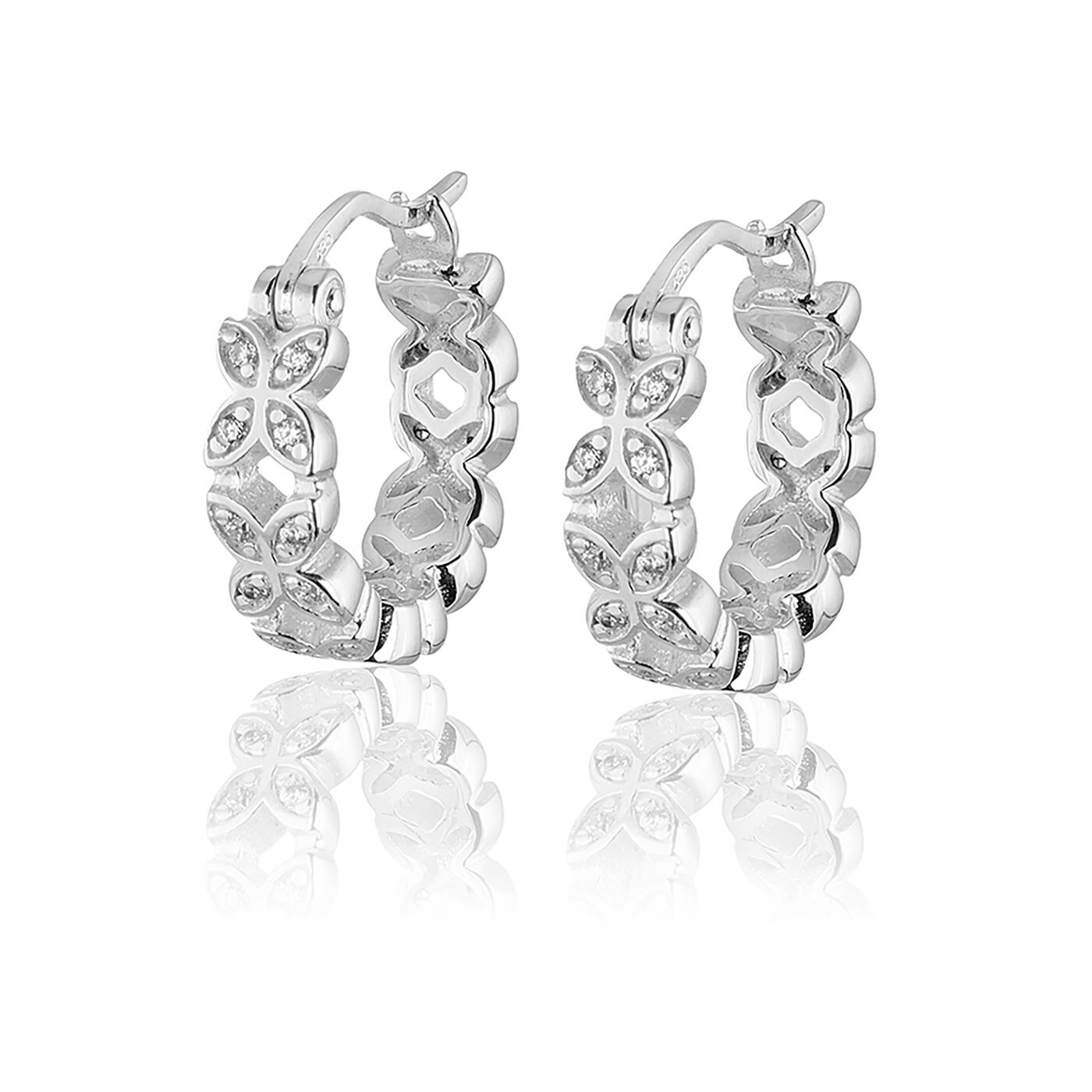 Sparkling ellipse mini Örhängen creol - S