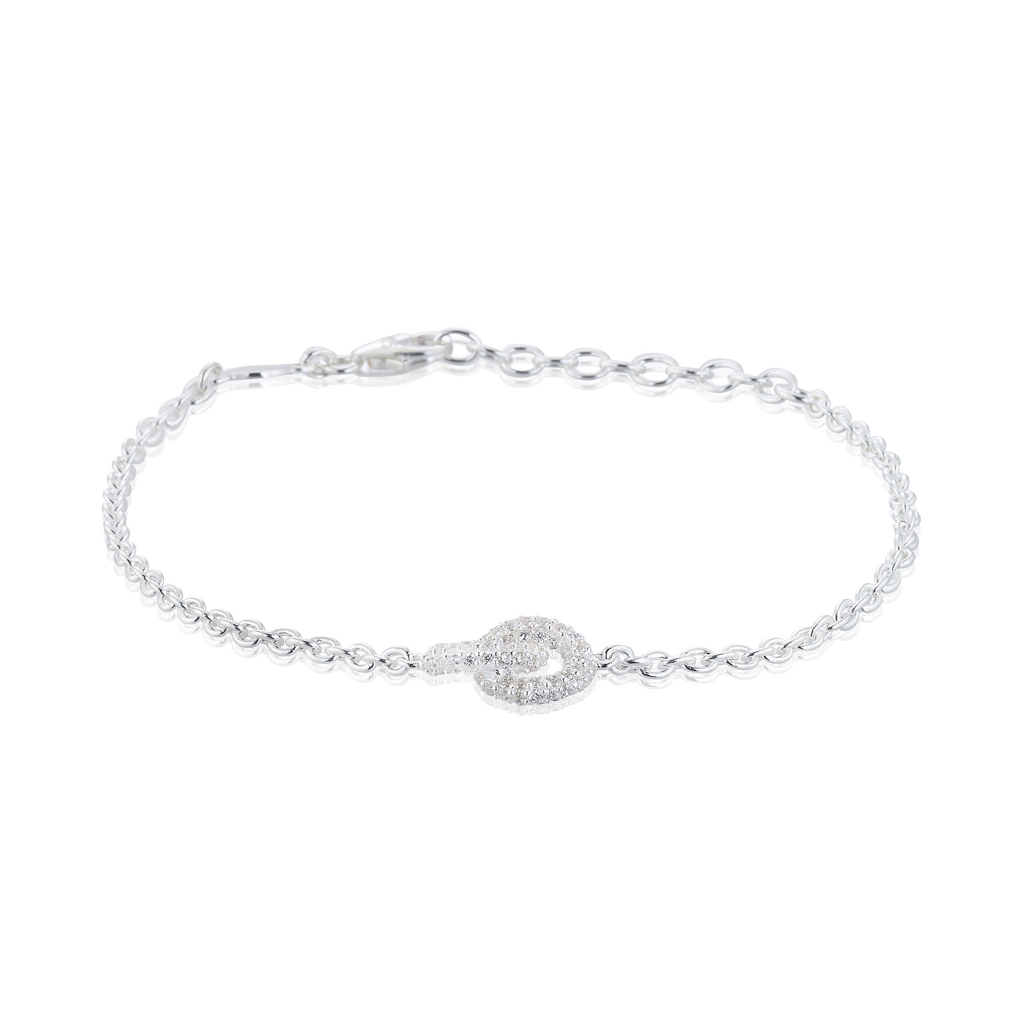 The knot sparkling mini armband