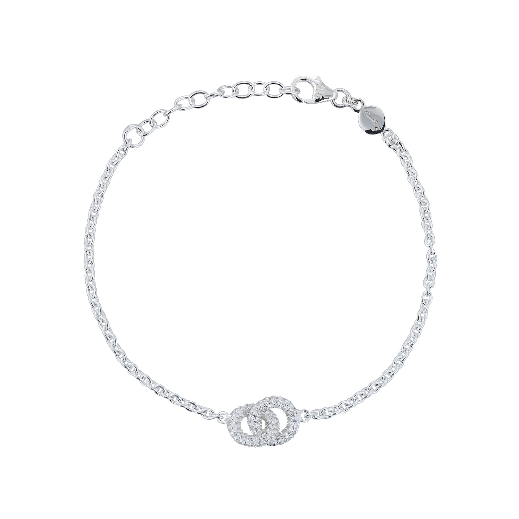 The knot sparkling mini armband