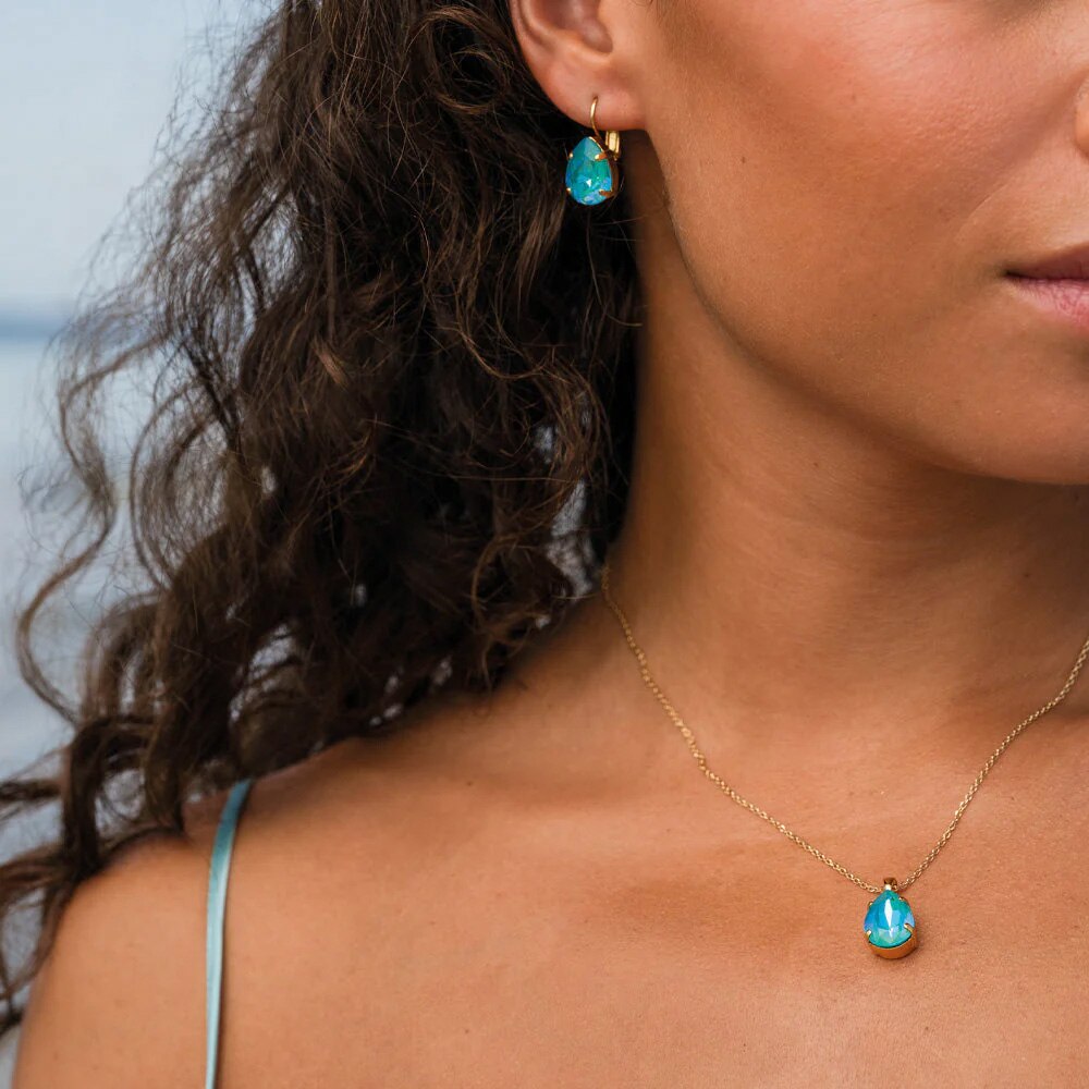 Mini Drop Necklace Gold / Laguna Delite
