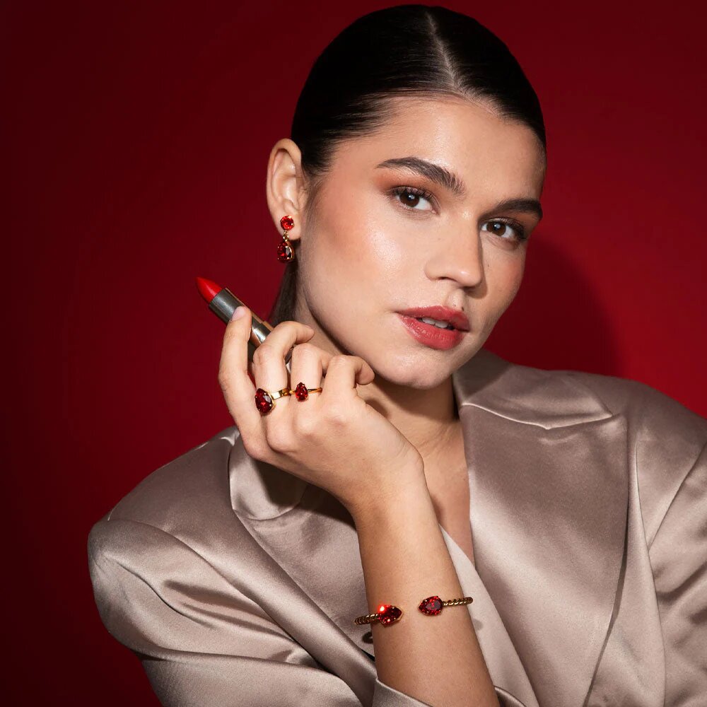 Mini Drop Ring / Light Siam