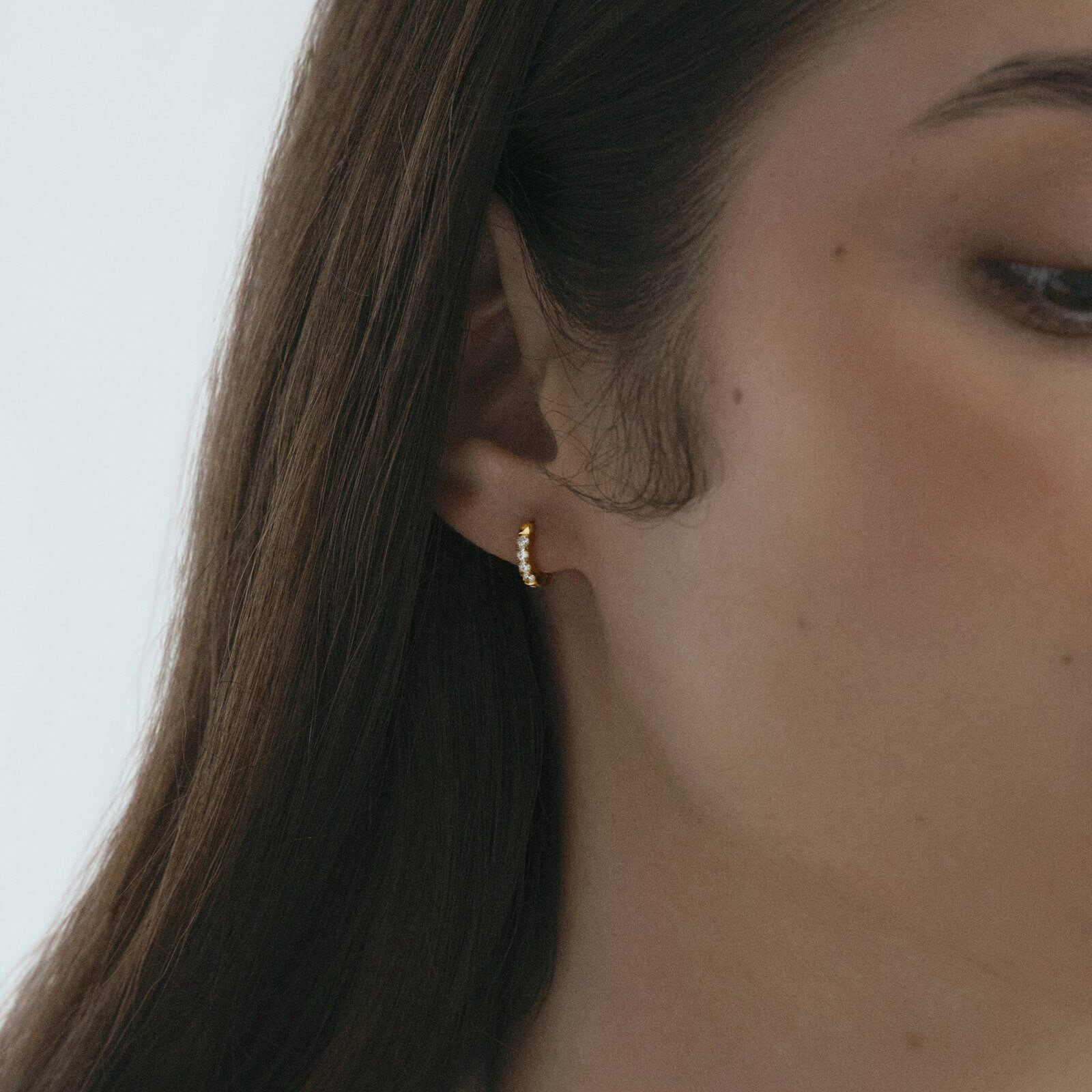 Shiny Mini Gold Hoops