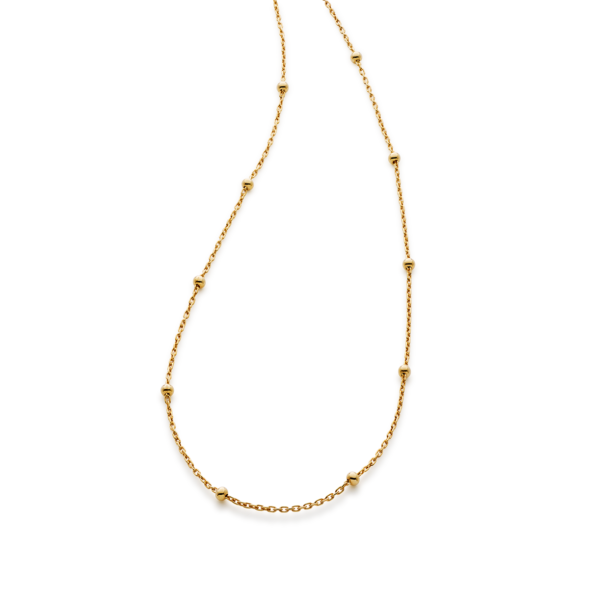 Space förgyllt halsband 50/60cm