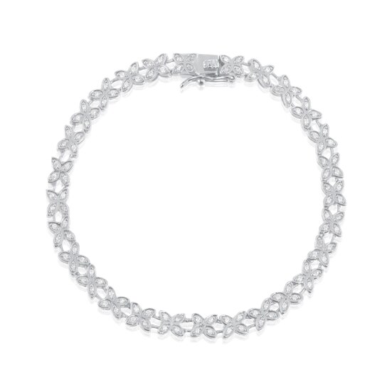 Sparkling ellipse 17,5 cm (silver)