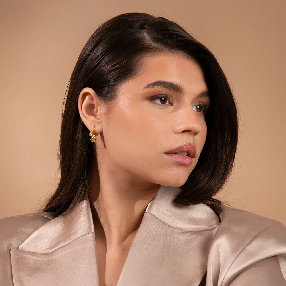 Petite Timo Earrings / ReCreated™ Dark Jonquil